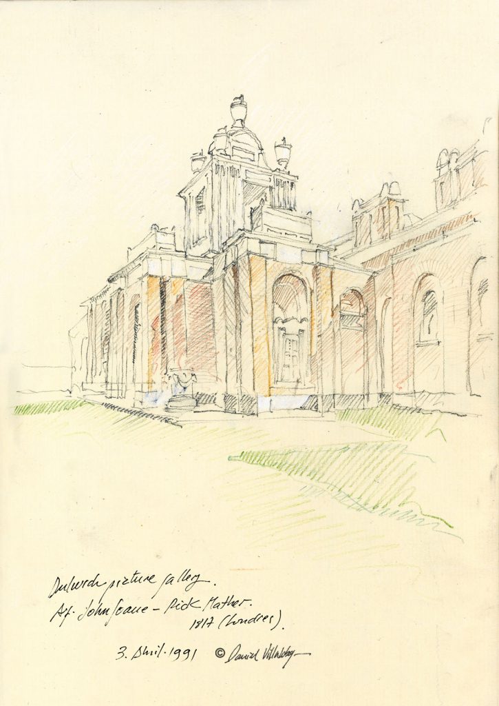 #danielvillalobos #architecture #sketchbook #skechtravel #dulwichgallery