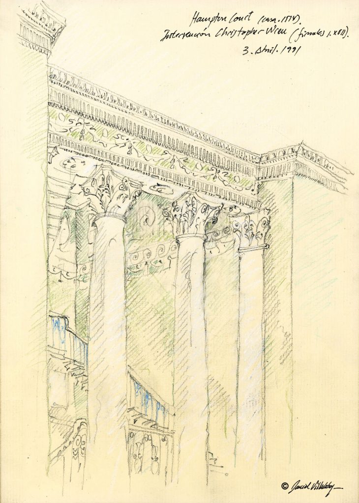 #danielvillalobos #architecture #sketchbook #skechtravel #hamptoncourt