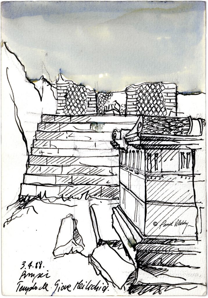 #danielvillalobos #sketch #skechtravel #pompeii #temple