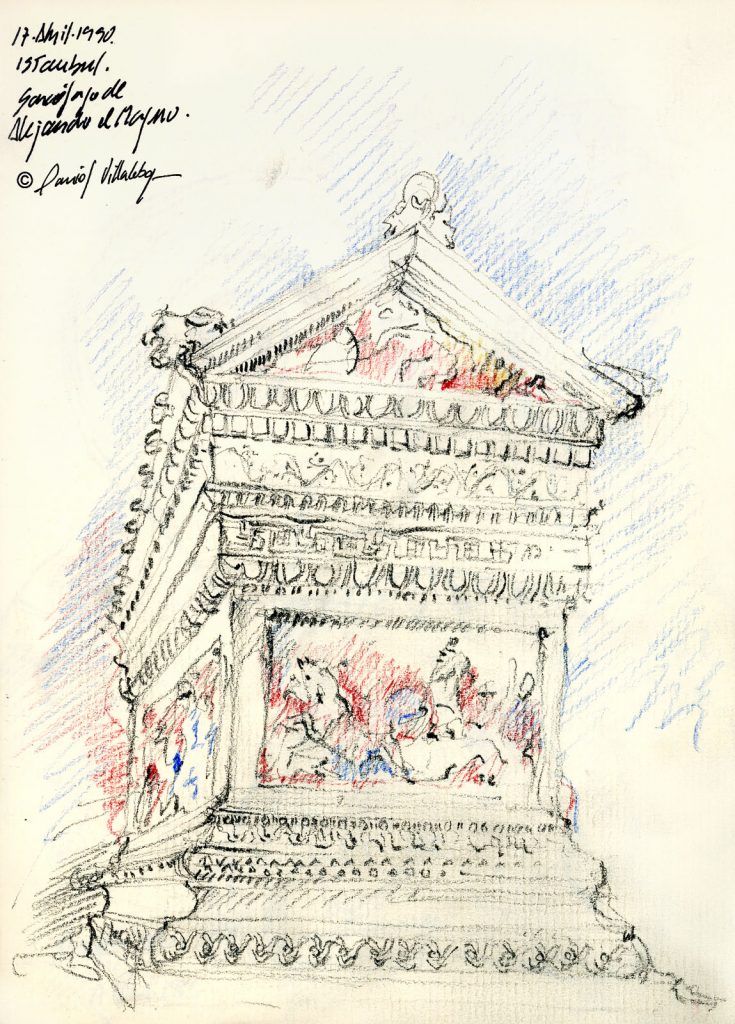 #danielvillalobos #sketch #sketchbook #skechtravel #alejandro #sarcophagus