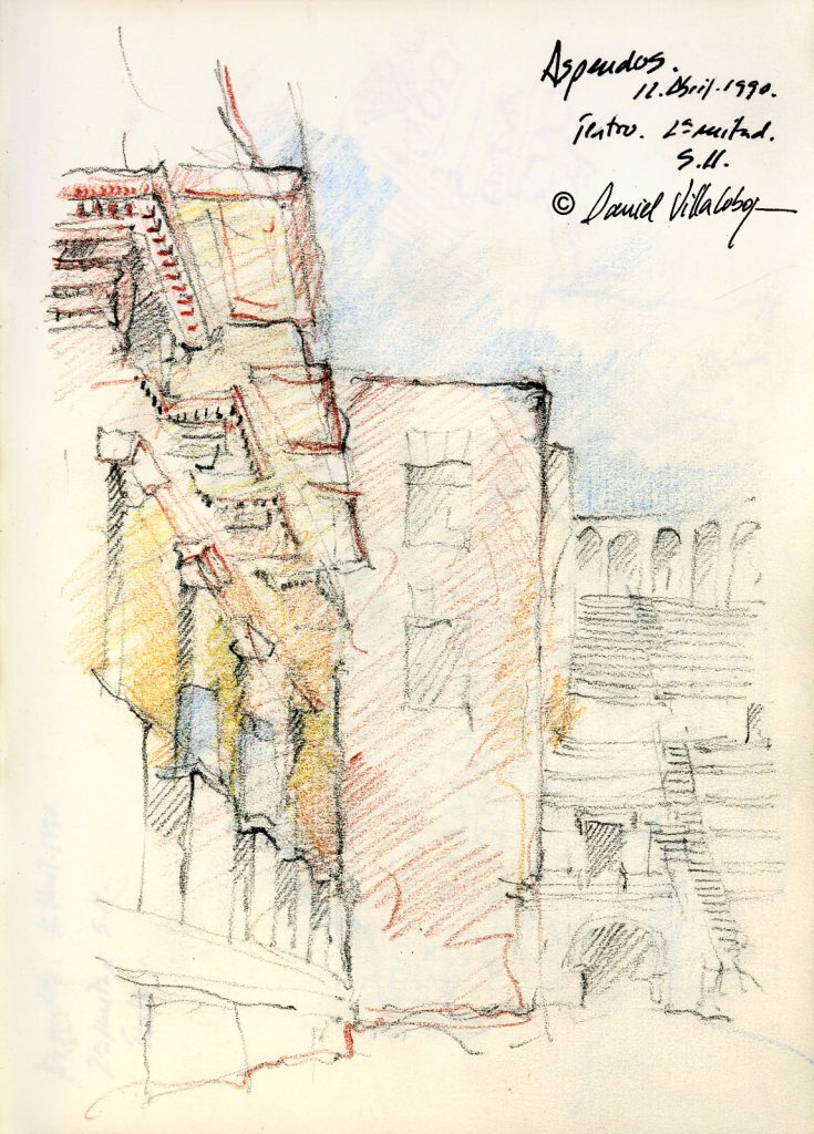 #danielvillalobos #sketch #sketchbook #skechtravel #aspendostheater