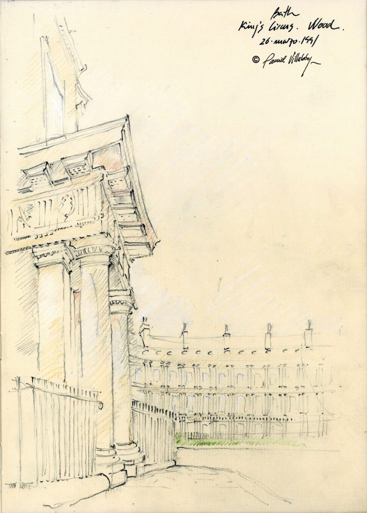 #danielvillalobos #sketch #sketchbook #skechtravel #bath #bathking´scircus