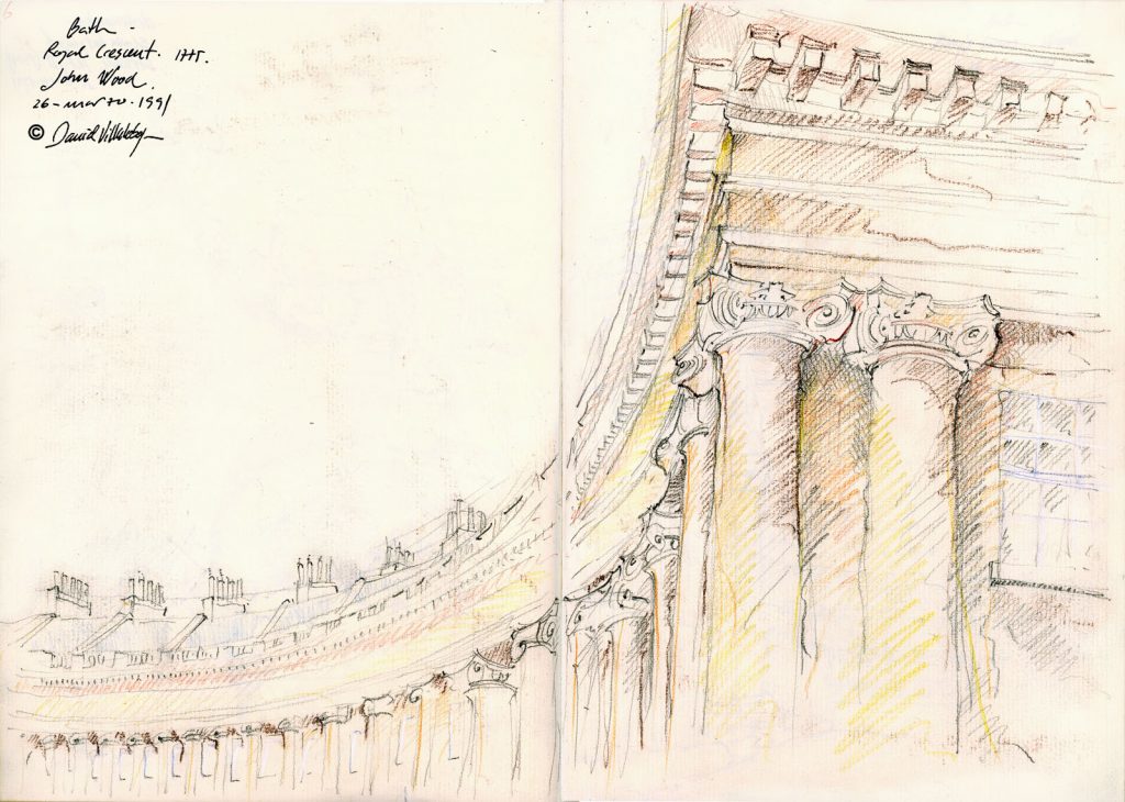 #danielvillalobos #sketch #sketchbook #skechtravel #bath #royalcrescent
