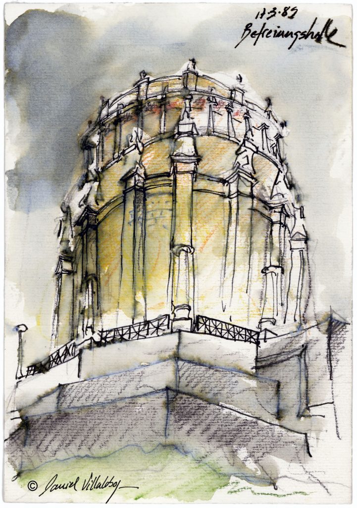 #danielvillalobos #sketch #sketchbook #skechtravel #befreiungshalle