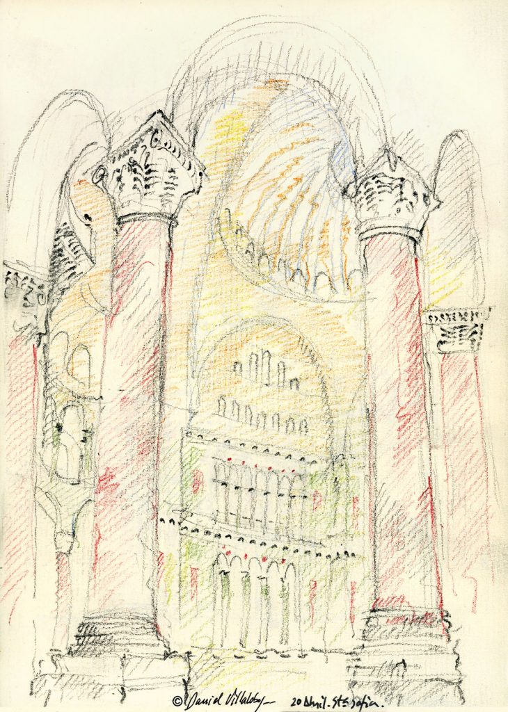 #danielvillalobos #sketch #sketchbook #skechtravel #istanbul #santasofia (2)