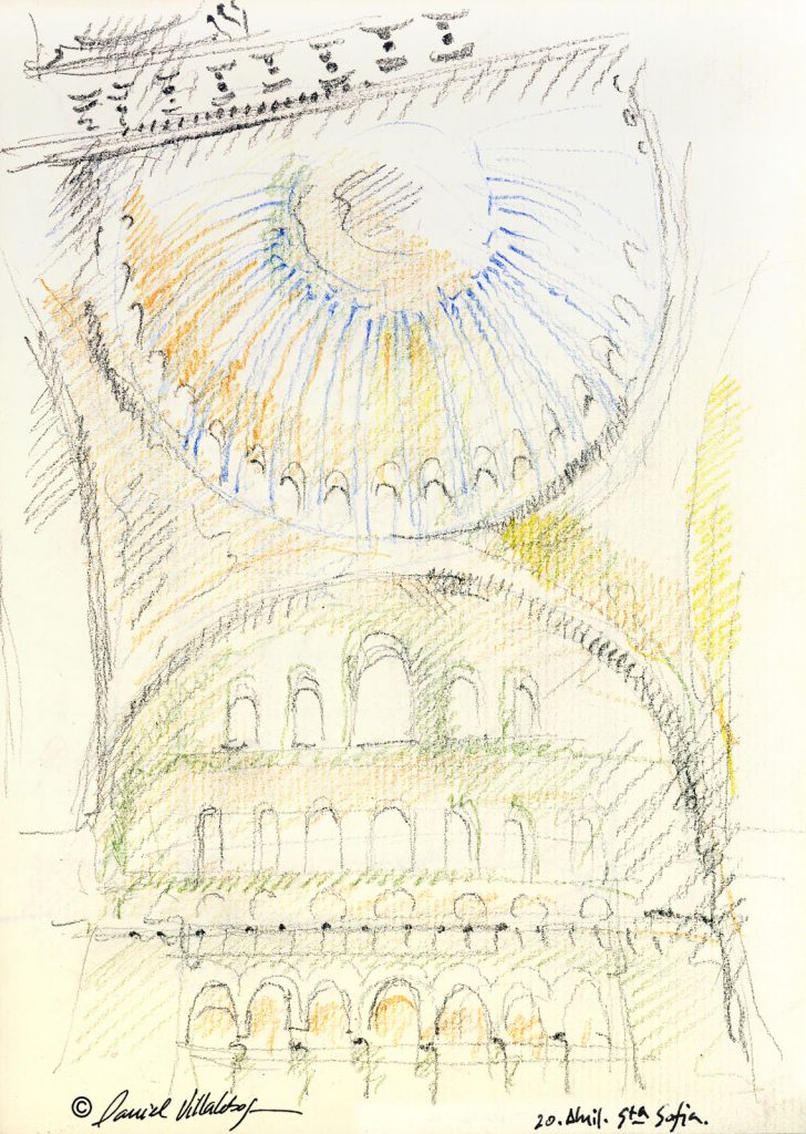 #danielvillalobos #sketch #sketchbook #skechtravel #istanbul #santasofia (3)