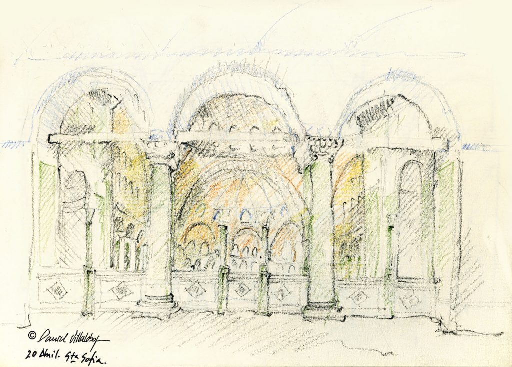 #danielvillalobos #sketch #sketchbook #skechtravel #istanbul #santasofia (4)