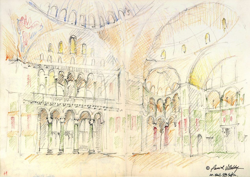 #danielvillalobos #sketch #sketchbook #skechtravel #istanbul #santasofia (5)