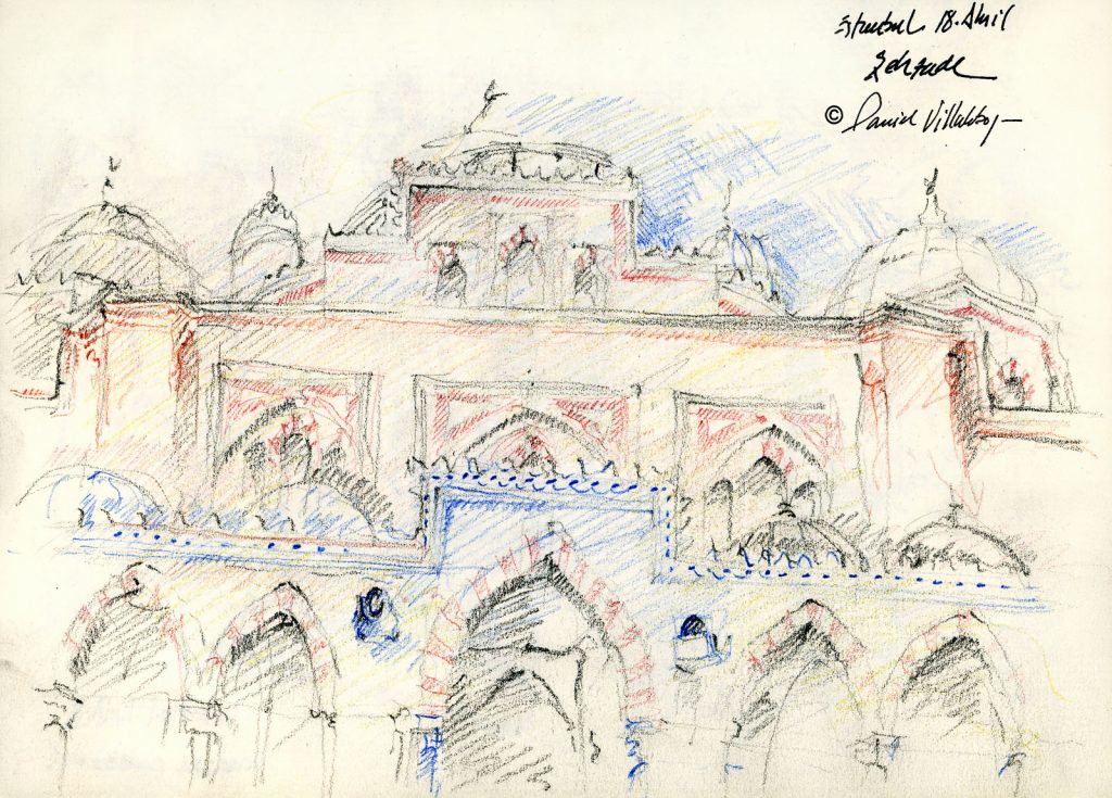 #danielvillalobos #sketch #sketchbook #skechtravel #istanbul #sehzademosque