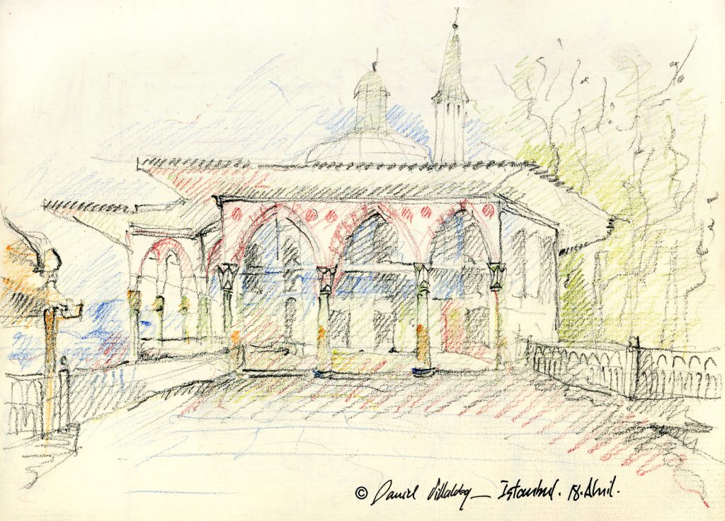 #danielvillalobos #sketch #sketchbook #skechtravel #istanbul #topkapi (3)