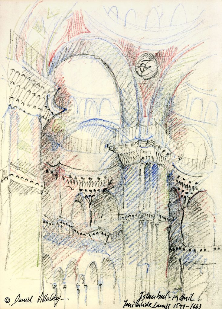 #danielvillalobos #sketch #sketchbook #skechtravel #istanbul #yenivalidemosque