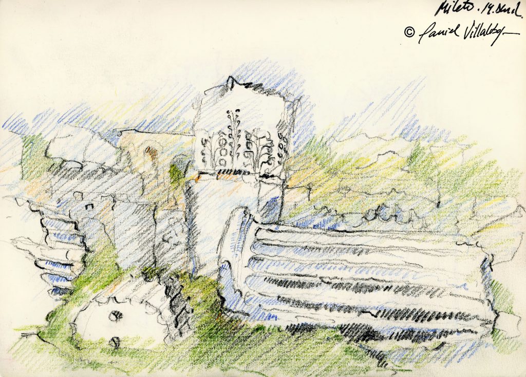 #danielvillalobos #sketch #sketchbook #skechtravel #mileto #ruins