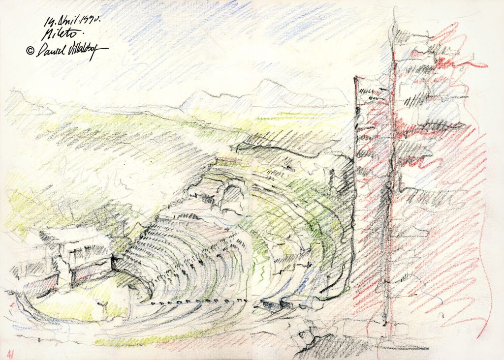 #danielvillalobos #sketch #sketchbook #skechtravel #miletotheatre