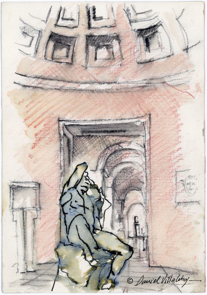 #danielvillalobos #sketch #sketchbook #skechtravel #munich #gliptoteca