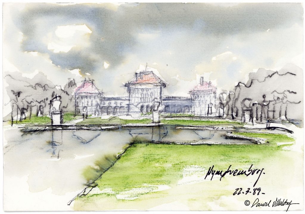 #danielvillalobos #sketch #sketchbook #skechtravel #nymphenburg #munich