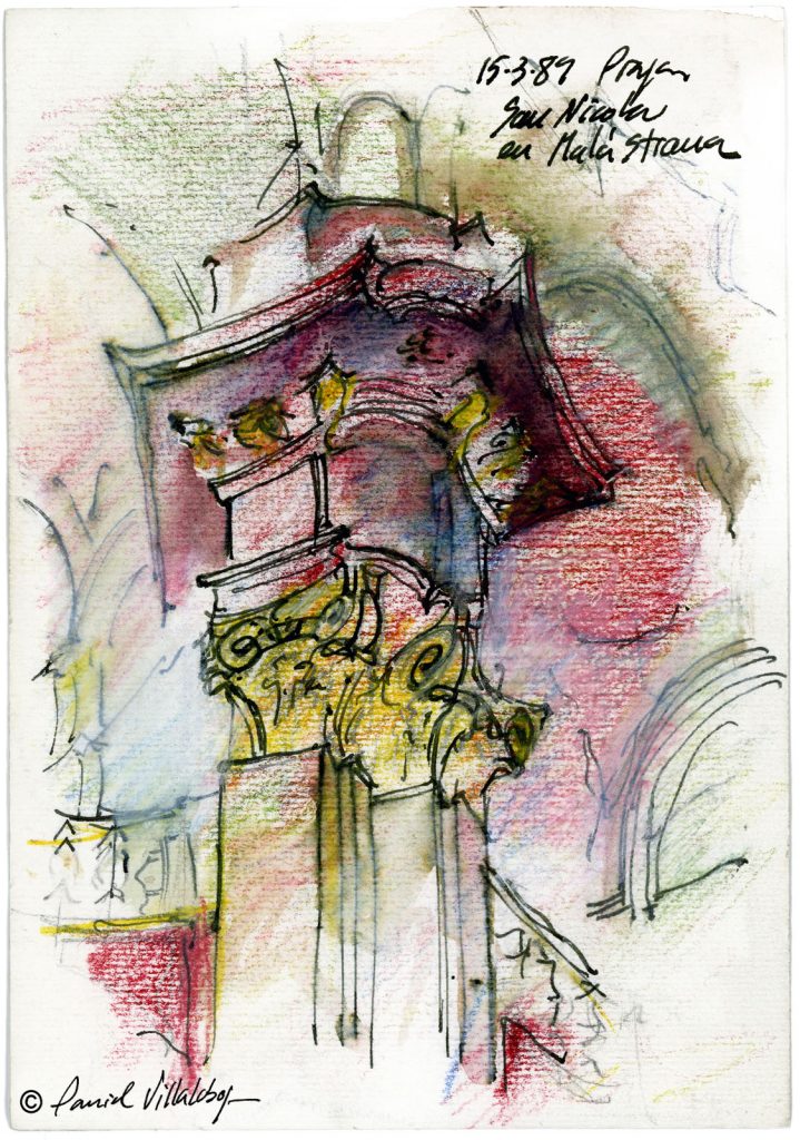 #danielvillalobos #sketch #sketchbook #skechtravel #plague #dientzenhofer