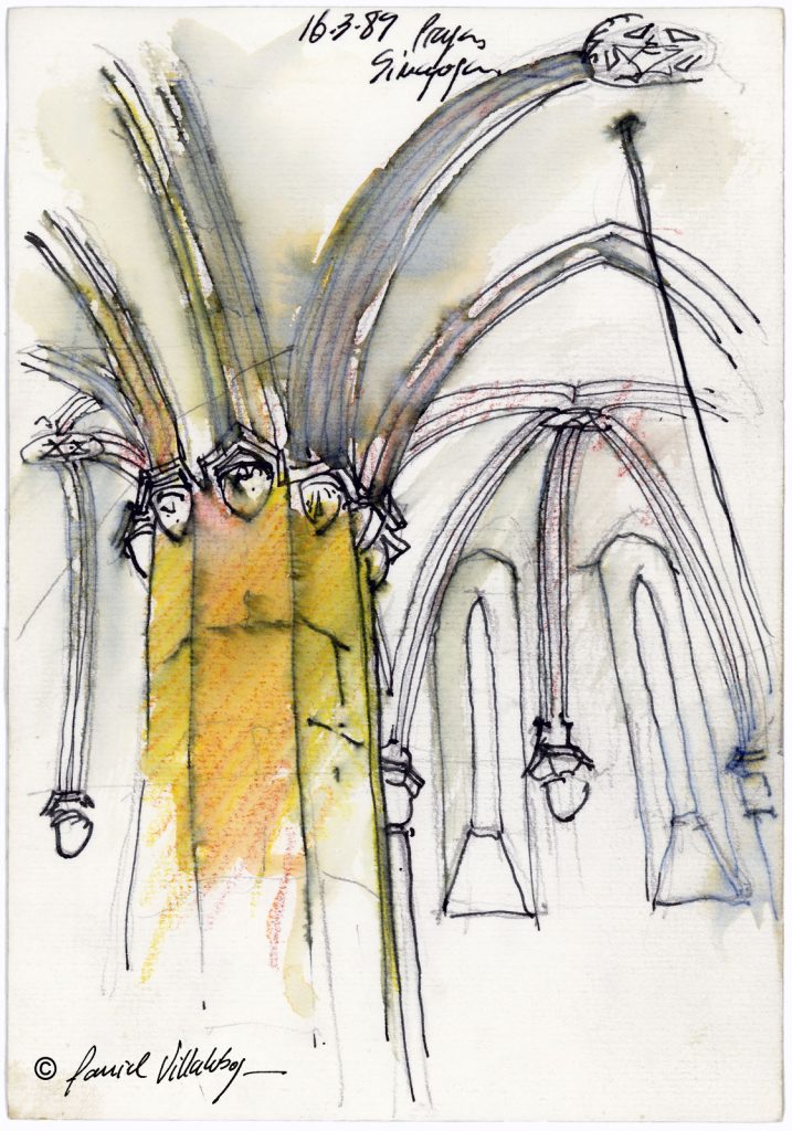 #danielvillalobos #sketch #sketchbook #skechtravel #plague #synagogue