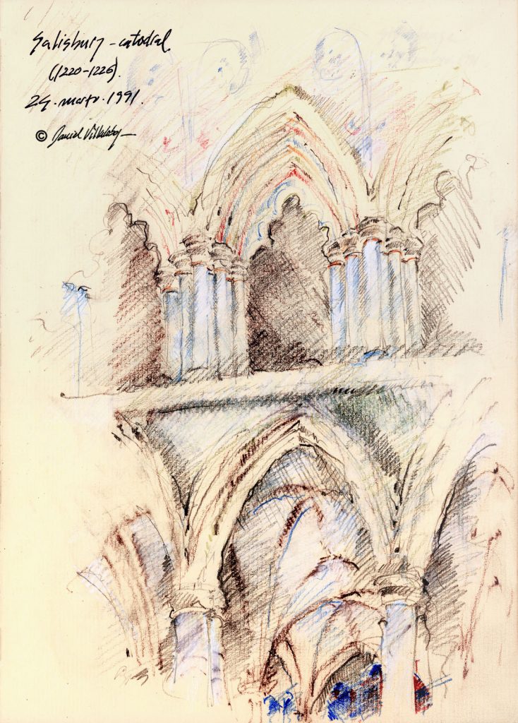 #danielvillalobos #sketch #sketchbook #skechtravel #salisburycathedral