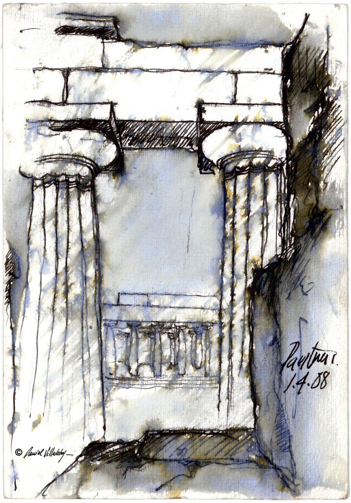 #danielvillalobos #sketch #sketchbook #skechtravel #sicily #paestum