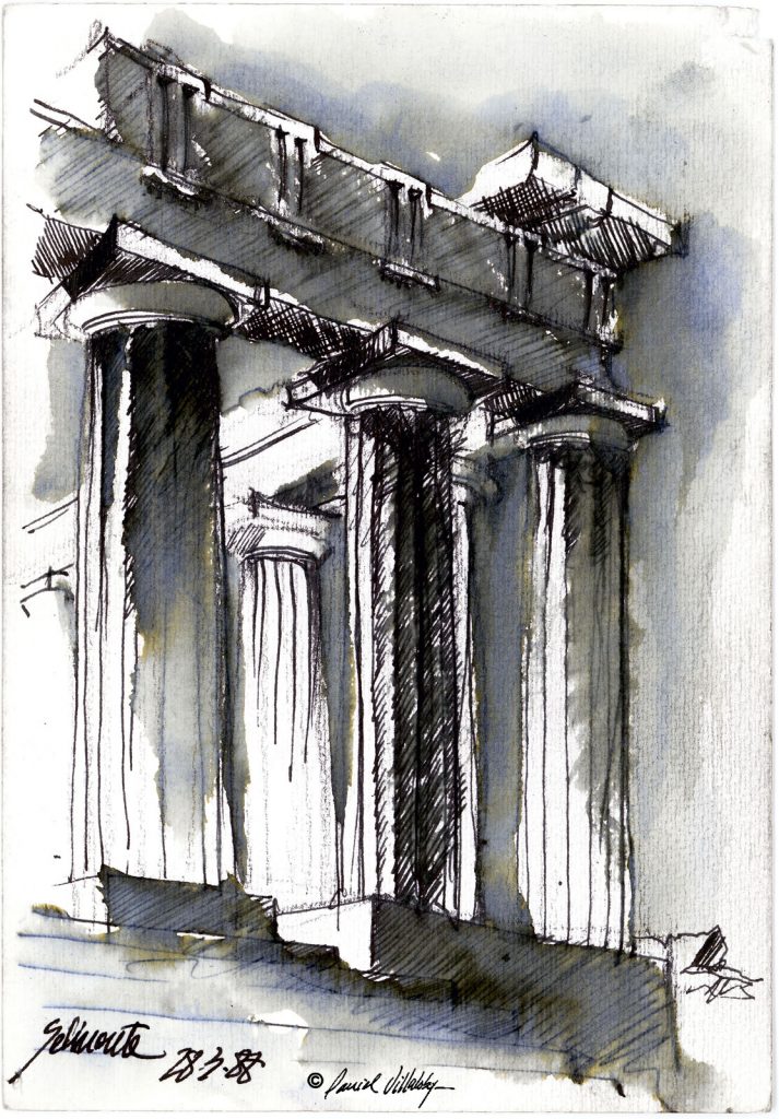 #danielvillalobos #sketch #sketchbook #skechtravel #sicily #selinuntetemple