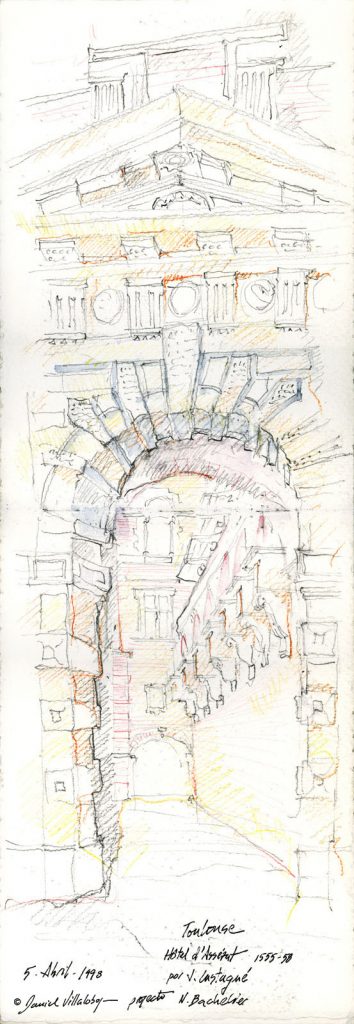 #danielvillalobos #architecture #sketchbook #sketch #france