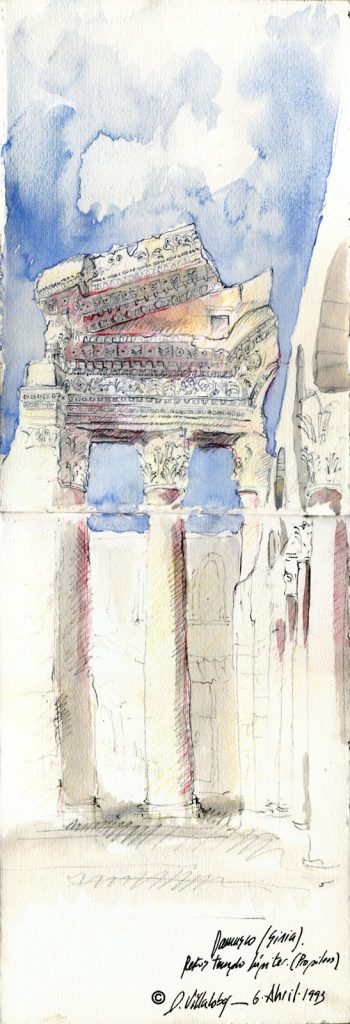 #danielvillalobos #architecture #sketchbook #sketch #jerash (2)