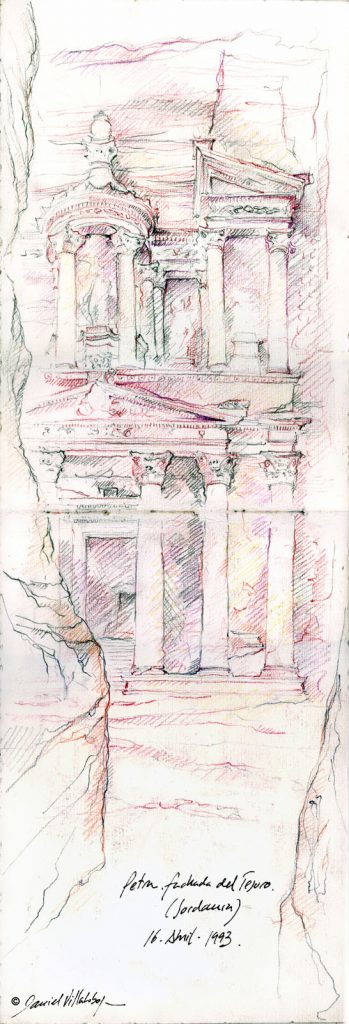 #danielvillalobos #architecture #sketchbook #sketch #jordaniapetra