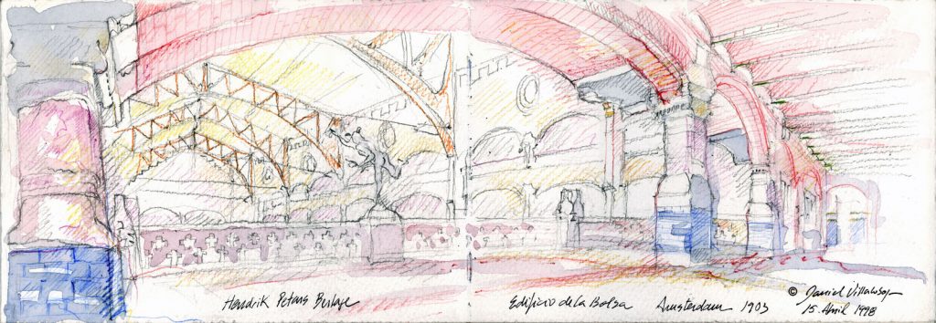 #danielvillalobos #architecture #sketchbook #sketch #netherlands