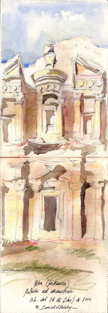 #danielvillalobos #architecture #sketchbook #sketch #petra (2)