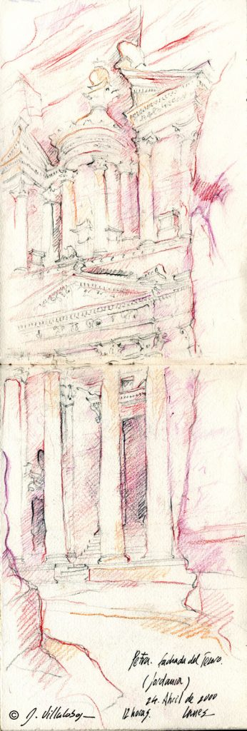 #danielvillalobos #architecture #sketchbook #sketch #petra