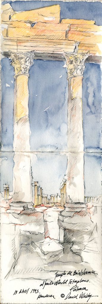 #danielvillalobos #architecture #sketchbook #sketch #syriapalmyra (3)
