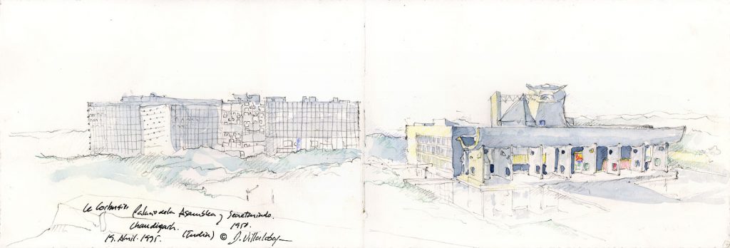 #danielvillalobos #lecorbusier #sketchbook #sketch #india