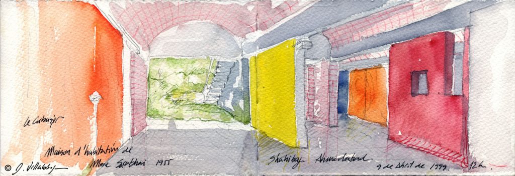 #danielvillalobos #lecorbusier #sketchbook #sketch #india (2)